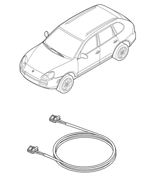Diagram 902-050 Porsche 356 (1950-1965) Electrical equipment