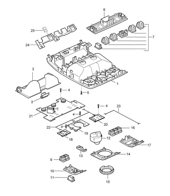 Diagram 903-006 Porsche Macan (95B) MK1 (2014-2018) Electrical equipment