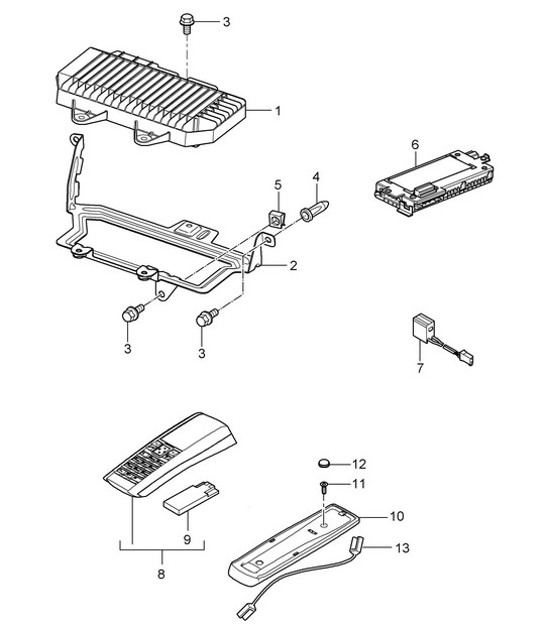 Diagram 911-011 Porsche 944 Turbo 2.5L 8V 1985-88 