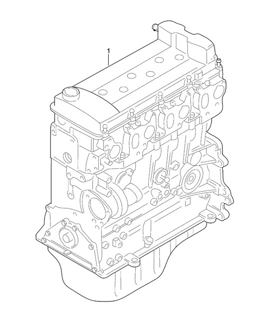 Base engine (Model: 5502,CEYA) Cayenne 92A (958) 3.6L 2011-18