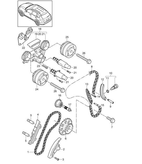 Valve control (Model: 5502,CEYA) Cayenne 92A (958) 3.6L 2011-18
