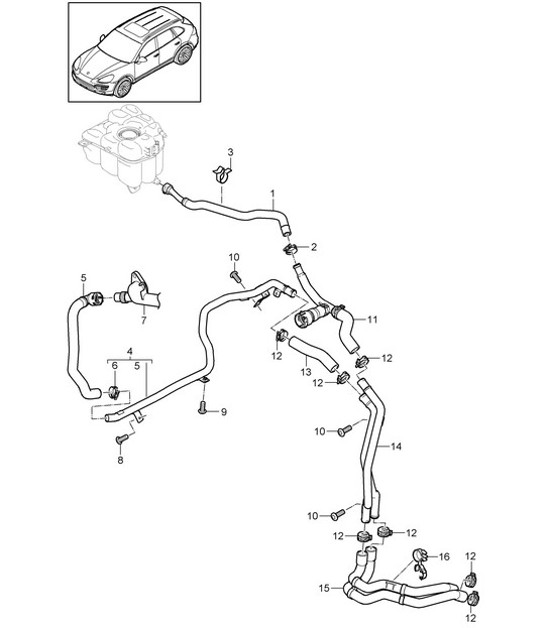 Diagram 105-067 Porsche 944 (1982-1991) 