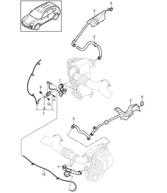 Diagram 106-007 Porsche Cayman 718C (982C) 2017>> Engine