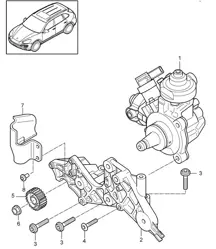 High pressure pump (Model: 059E) Cayenne 3.0L DIESEL >>05/2011