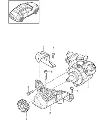 High pressure pump (Model: CUDB,CUDC) Cayenne  92A (958) 4.2L DIESEL 2011-18