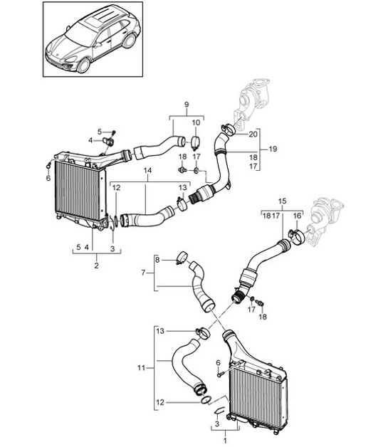 Diagram 107-077 Porsche 928 (1978-1995) 