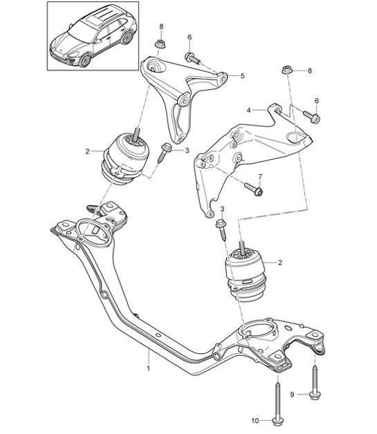 Diagram 109-060 Porsche 928 (1978-1995) 
