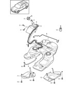 Fuel System, Exhaust System Cayenne 92A (958) 2010-2017