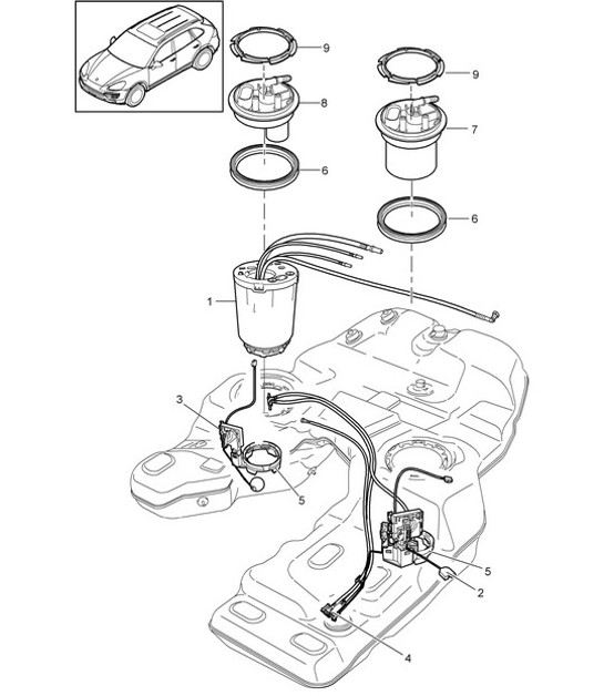 Diagram 201-010 Porsche 992 (911) MK2 2024>> 