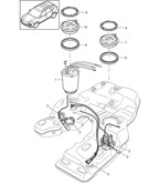 Fuel System, Exhaust System Cayenne 92A (958) 2010-2017
