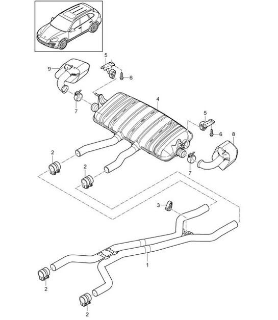 Diagram 202-057 Porsche Panamera 971 MK1 (2017-2020) 