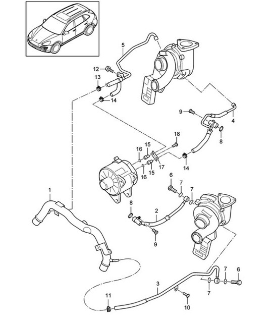 Diagram 202-090 Porsche 928S2 4.7L 1984-86 
