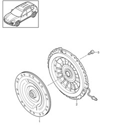Coupling (PR:D19) Cayenne 92A (958) 3.0L Hybrid 2011-18
