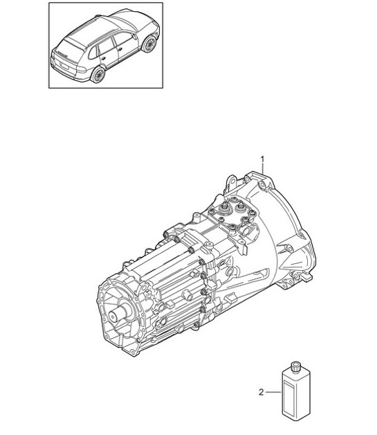 Diagram 302-000 Porsche Macan (95B) MK1 (2014-2018) Transmission