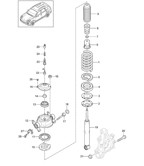 Rear Axle Cayenne 92A (958) 2010-2017