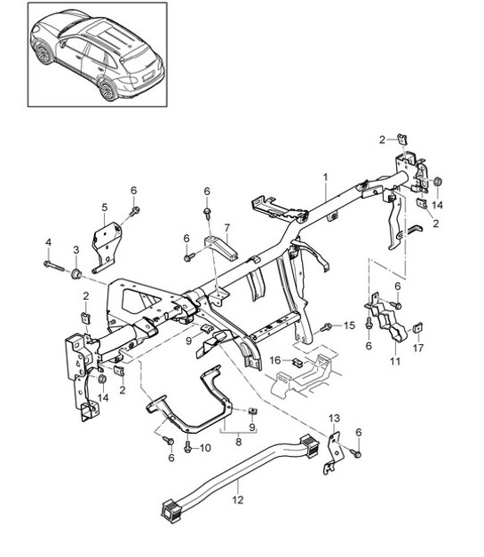 Diagram 809-000 Porsche Cayman 718C (982C) 2017>> Body