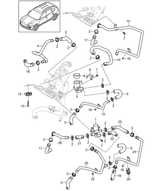 Diagram 813-020 Porsche Boxster 718 (982) 2017>> Body