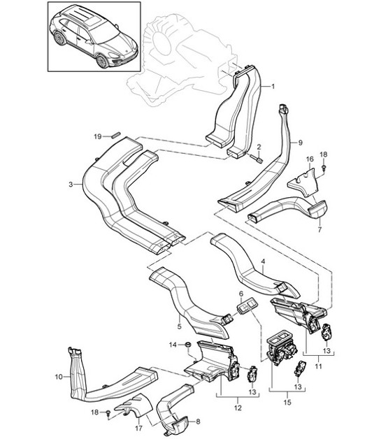 Diagram 813-035 Porsche 991 (911) MK2 2016-2019 Body
