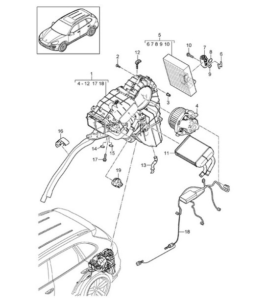 Diagram 813-050 Porsche 997 (911) MK1 2005-2008 Body