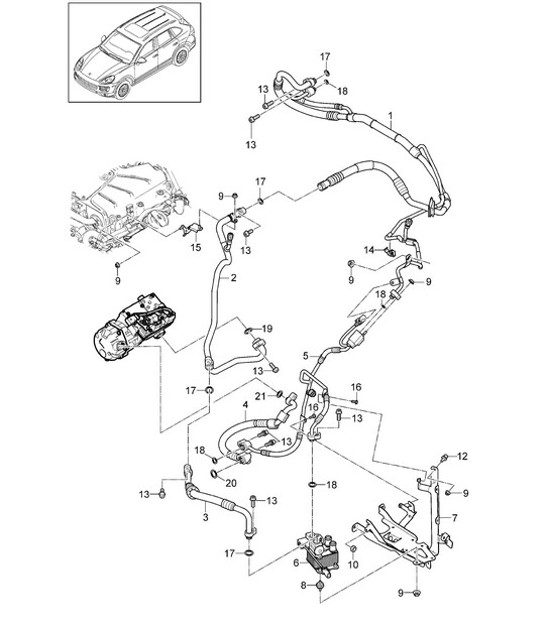 Diagram 813-062 Porsche Macan (95B) MK1 (2014-2018) Body