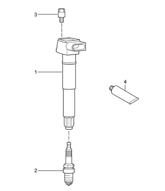 Diagram 901-000 Porsche 911 & 912 (1965-1989) Electrical equipment