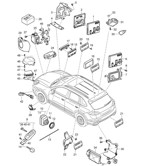 Electrical equipment Cayenne 92A (958) 2010-2017