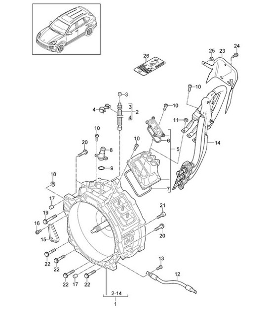 Diagram 901-012 Porsche 997 (911) MK1 2005-2008 Electrical equipment