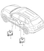 Electrical equipment Cayenne 92A (958) 2010-2017