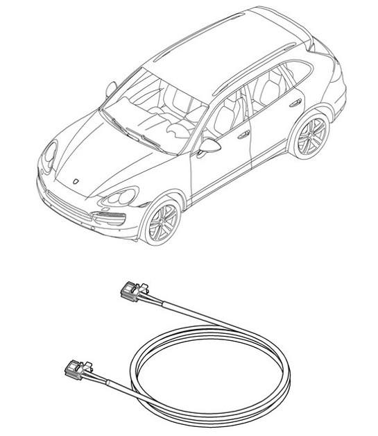 Diagram 902-050 Porsche Panamera 970 MK1 (2009-2013) Electrical equipment