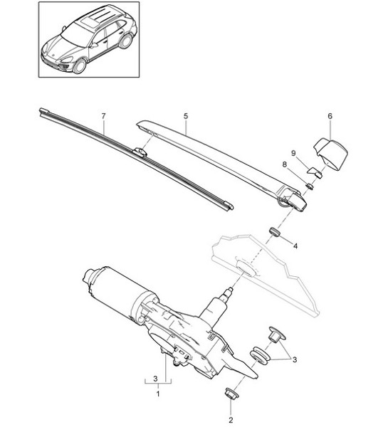 Diagram 904-005 Porsche Cayman 718C (982C) 2017>> Electrical equipment