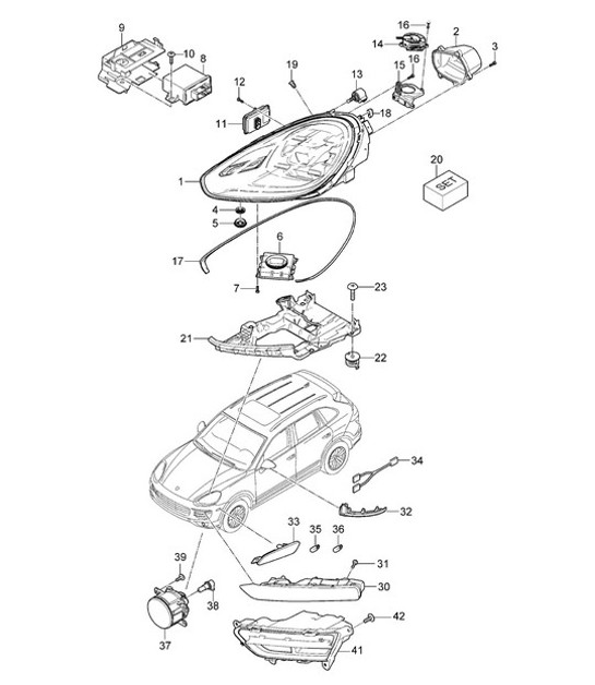 Diagram 905-001 Porsche 992 (911) MK2 2024>> 