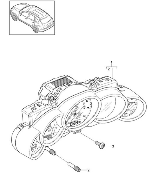 Diagram 906-002 Porsche 944 (1982-1991) 