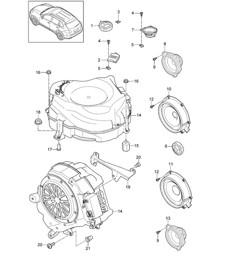 Loudspeaker Cayenne 92A (958) 2011-18