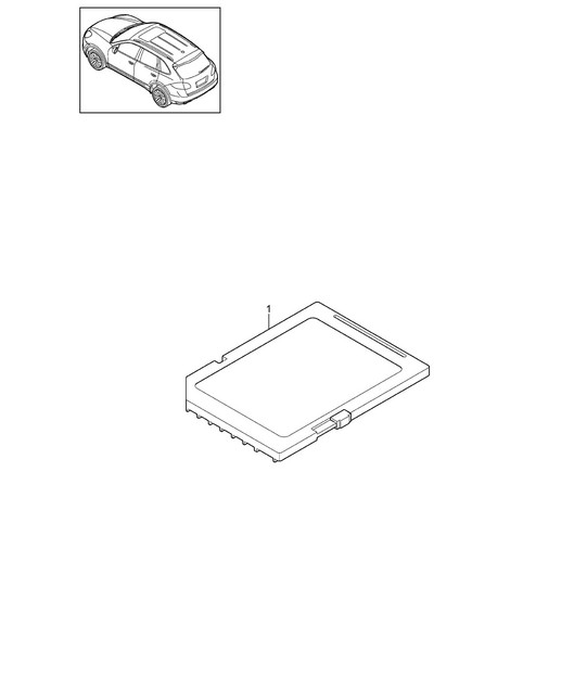 SD card / Data / Navigation for Update Cayenne 92A (958) 2017>>