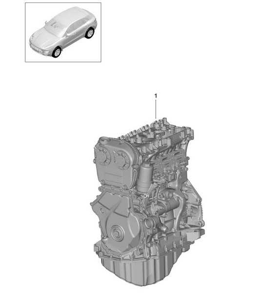 Base engine (Model: CNCC,CNC, CYNA,CYNB, CYPA,CYP)  95B.1 Macan 2.0L 2014-18