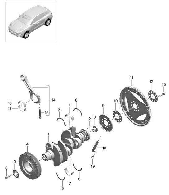 Diagram 102-010 Porsche 9J1.1 Taycan 2020-24 