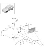 Fuel System, Exhaust System Macan (95B) MK1 (2014-2018)