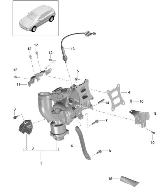 Diagram 202-030 Porsche Panamera 970 MK1 (2009-2013) 