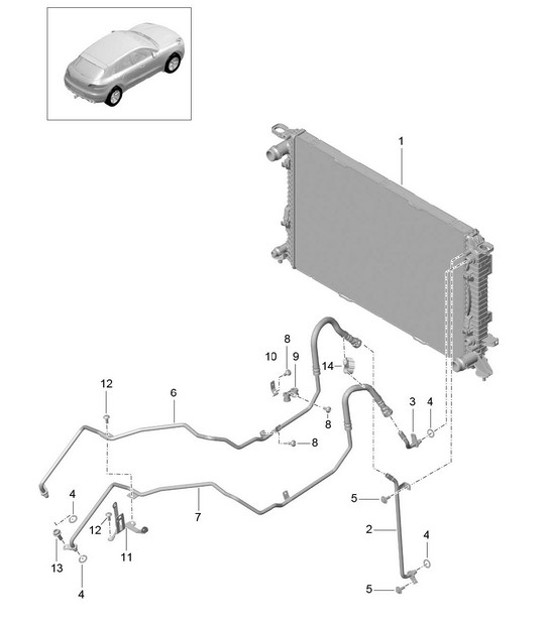 Diagram 360-000 Porsche 997 MKII Carrera C4 3.6L 2009-12 Transmission