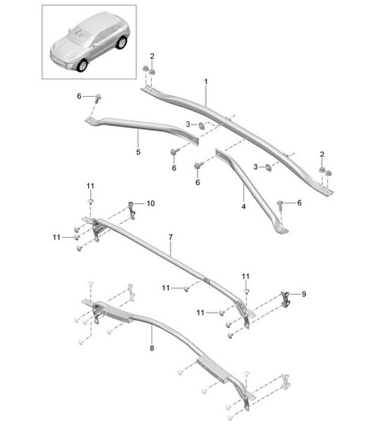Diagram 801-015 Porsche Cayman 718C (982C) 2017>> Body