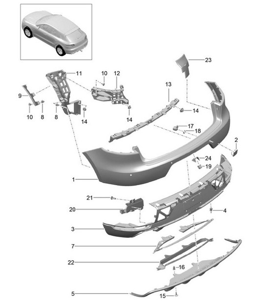 Diagram 802-021 Porsche Cayman 718C (982C) 2017>> Body