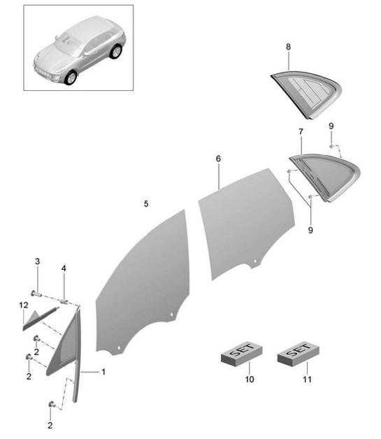 Diagram 805-005 Porsche Cayman 718C (982C) 2017>> Body