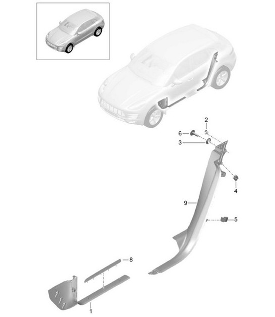 Diagram 807-022 Porsche 992 (911) MK1 2019-2024 Body