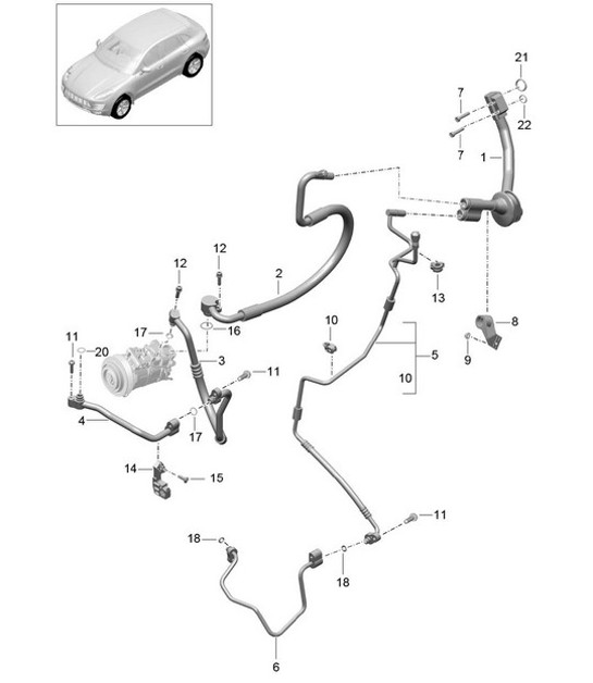 Diagram 813-070 Porsche  