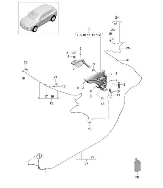 Diagram 904-010 Porsche 9J1.1 Taycan 4S 2020-24 