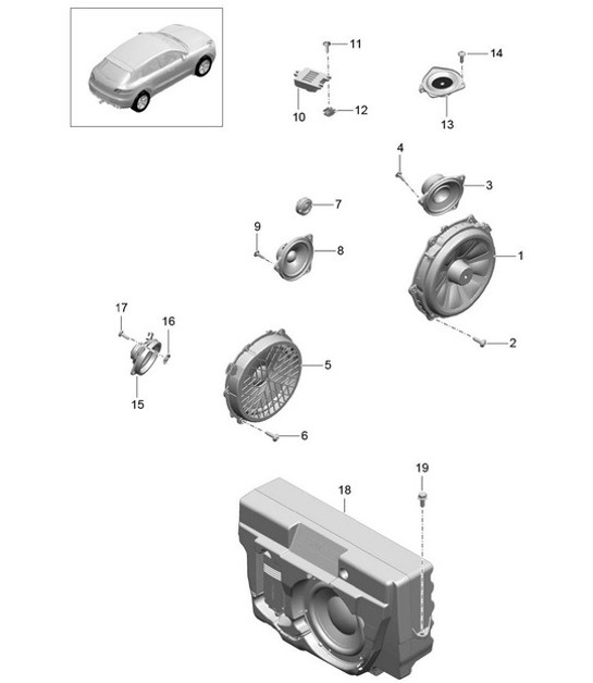 Diagram 911-005 Porsche Macan-e (95C) Electric 2024>> 