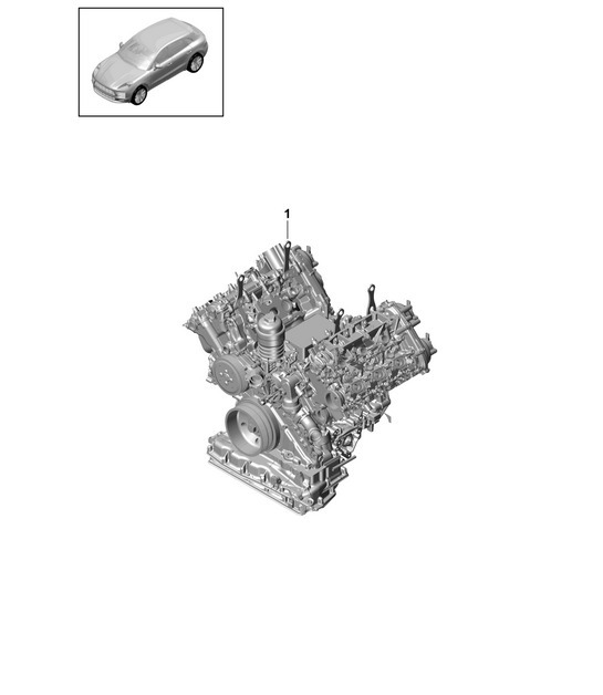 Diagram 101-050 Porsche Cayman 718C (982C) 2017>> Engine