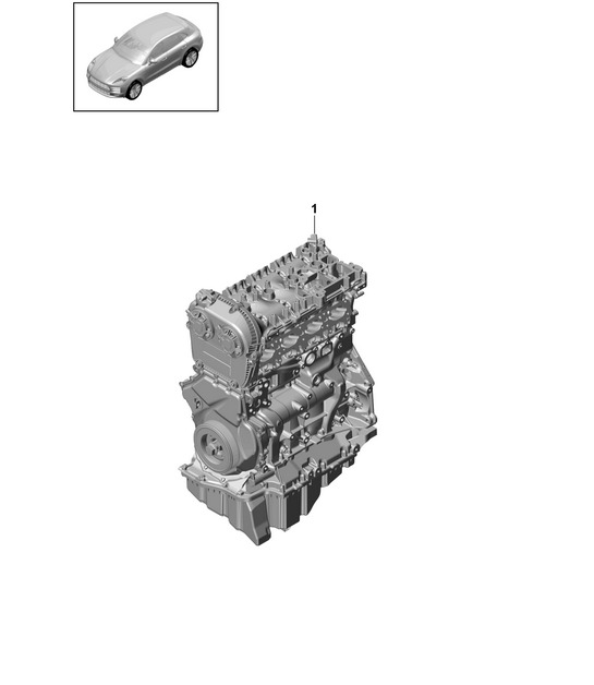 Base engine - PR:T2B -  95B (II / III) Macan 2.0L 2019 - 2024