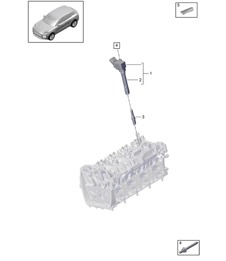 Cylinder head / Ignition coil - PR:T2B - 95B (II / III) Macan 2.0L 2019 - 2024