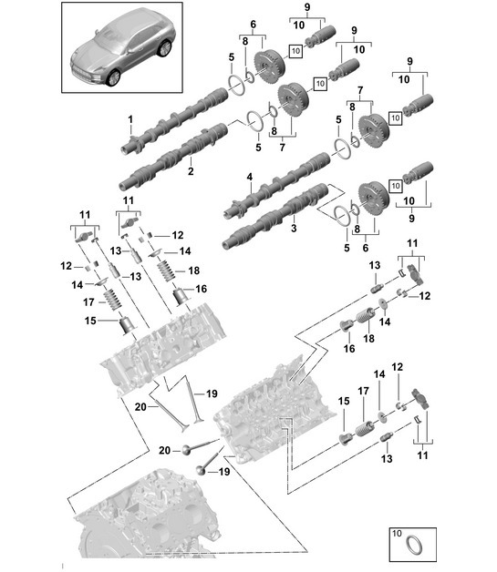 Diagram 103-105 Porsche 912E 4CYL 1976 